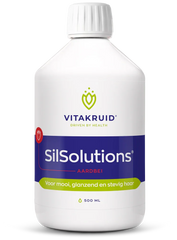 Vitakruid SilSolutions aardbei 500 500 Milliliter