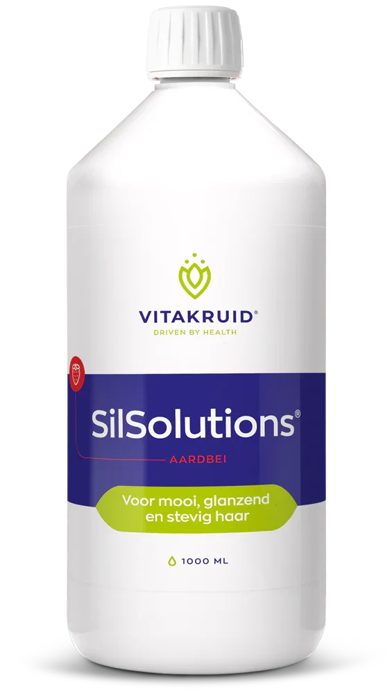 Vitakruid SilSolutions aardbei 1000 1000 Milliliter