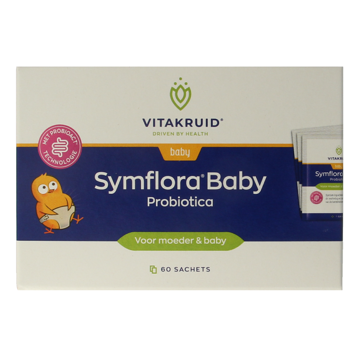 Vitakruid Symflora Baby Probiotica voor moeder & baby 60.00 Sachets