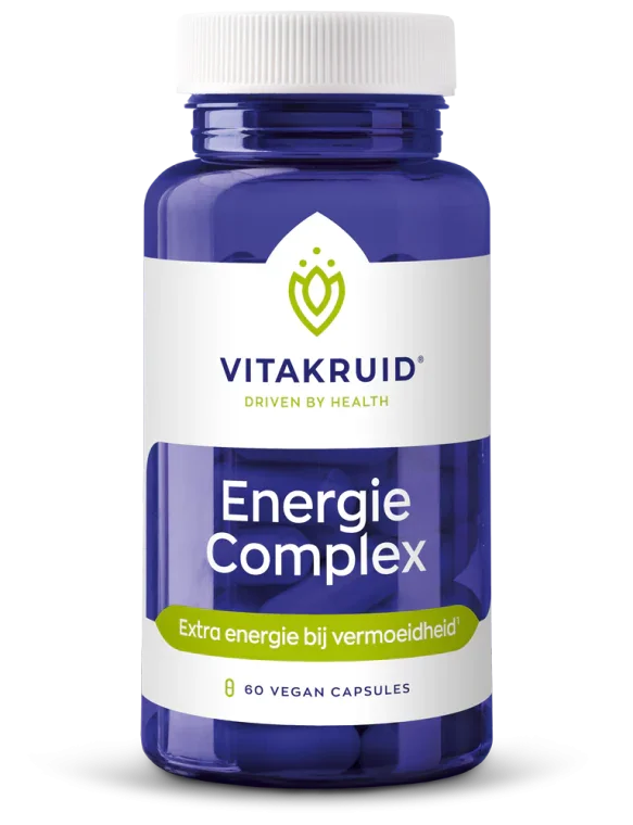 Vitakruid EnergieComplex o.a. groene thee 750 en ginseng 200 60 Vegetarische capsules