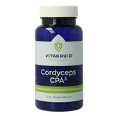 Vitakruid Cordyceps CPA3 mycelium extract 12:1 60.00 Vegetarische capsules
