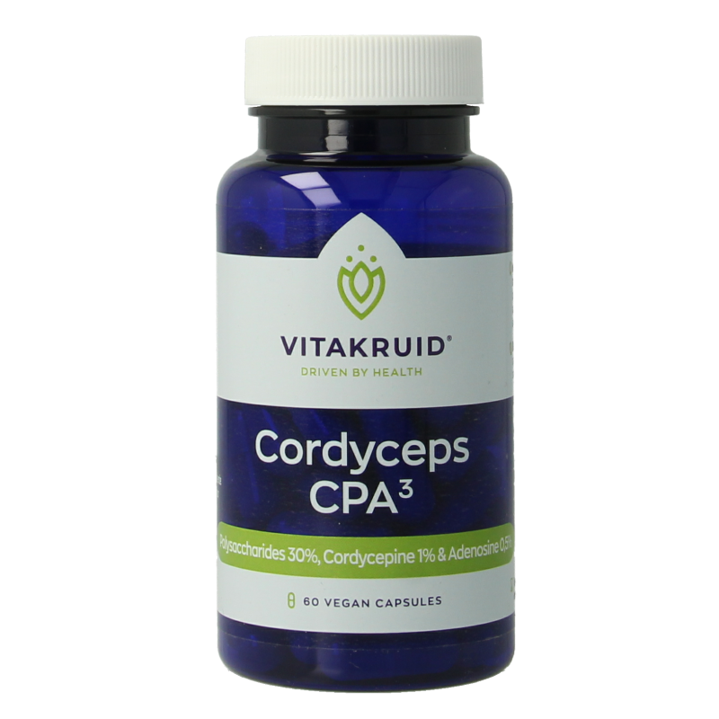 Vitakruid Cordyceps CPA3 mycelium extract 12:1 60 Vegetarische capsules
