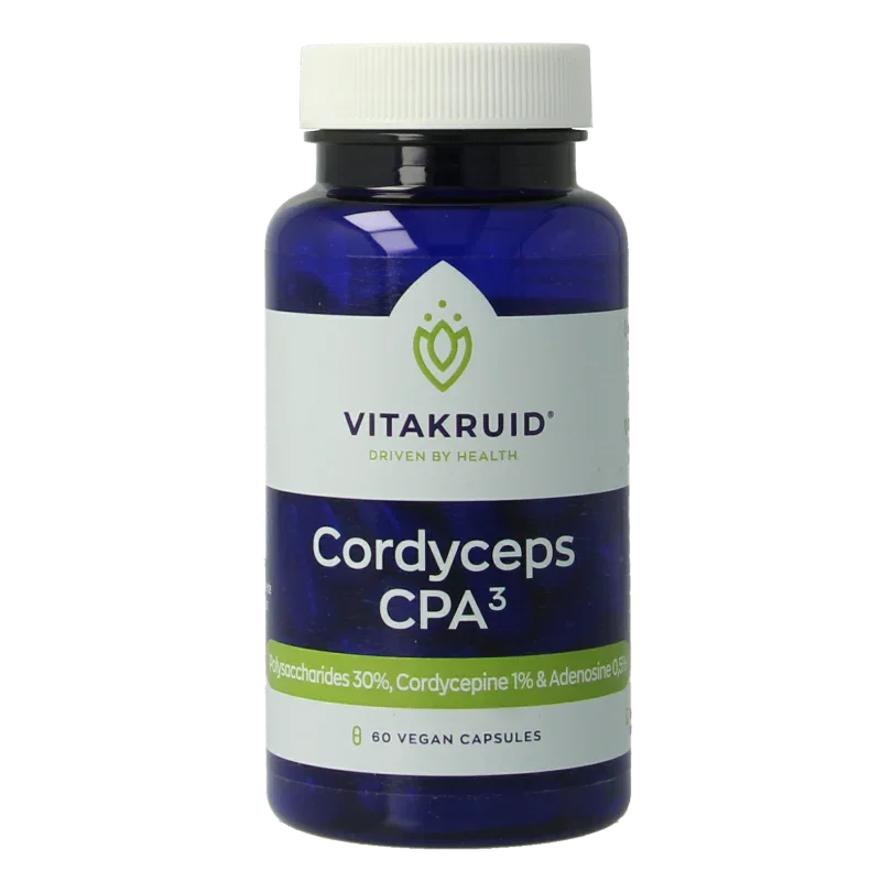 Vitakruid Cordyceps CPA3 mycelium extract 12:1 60 Vegetarische capsules