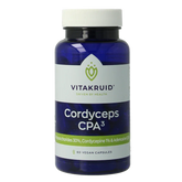 Vitakruid Cordyceps CPA3 mycelium extract 12:1 60 Vegetarische capsules