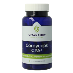 Vitakruid Cordyceps CPA3 mycelium extract 12:1 60.00 Vegetarische capsules
