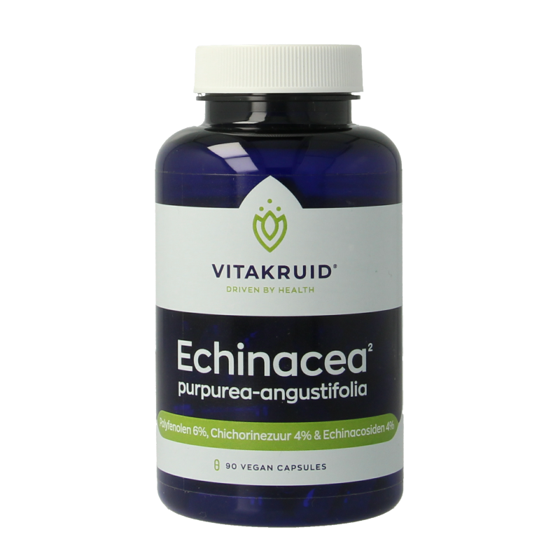 Vitakruid Echinacea 600 purpurea (4%) angustifolia (6%, 4%) 90.00 Vegetarische capsules