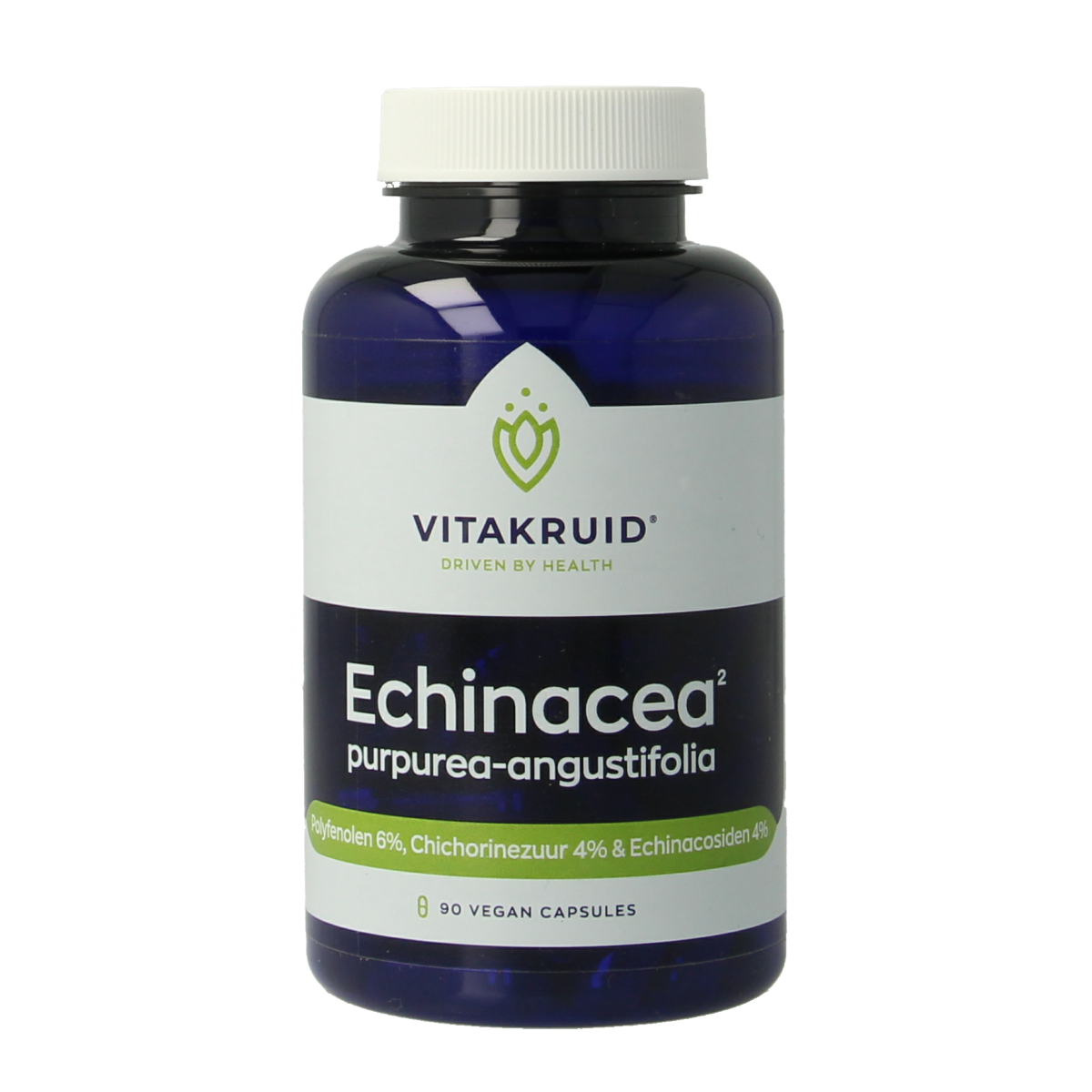 Vitakruid Echinacea purpurea (4%) angustifolia (6%, 4%) 90.00 Vegetarische capsules
