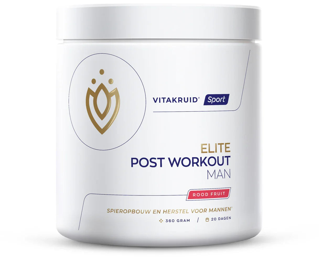 Vitakruid Elite post workout man BCAA 4:1:1 & elektrolyten 360 Gram