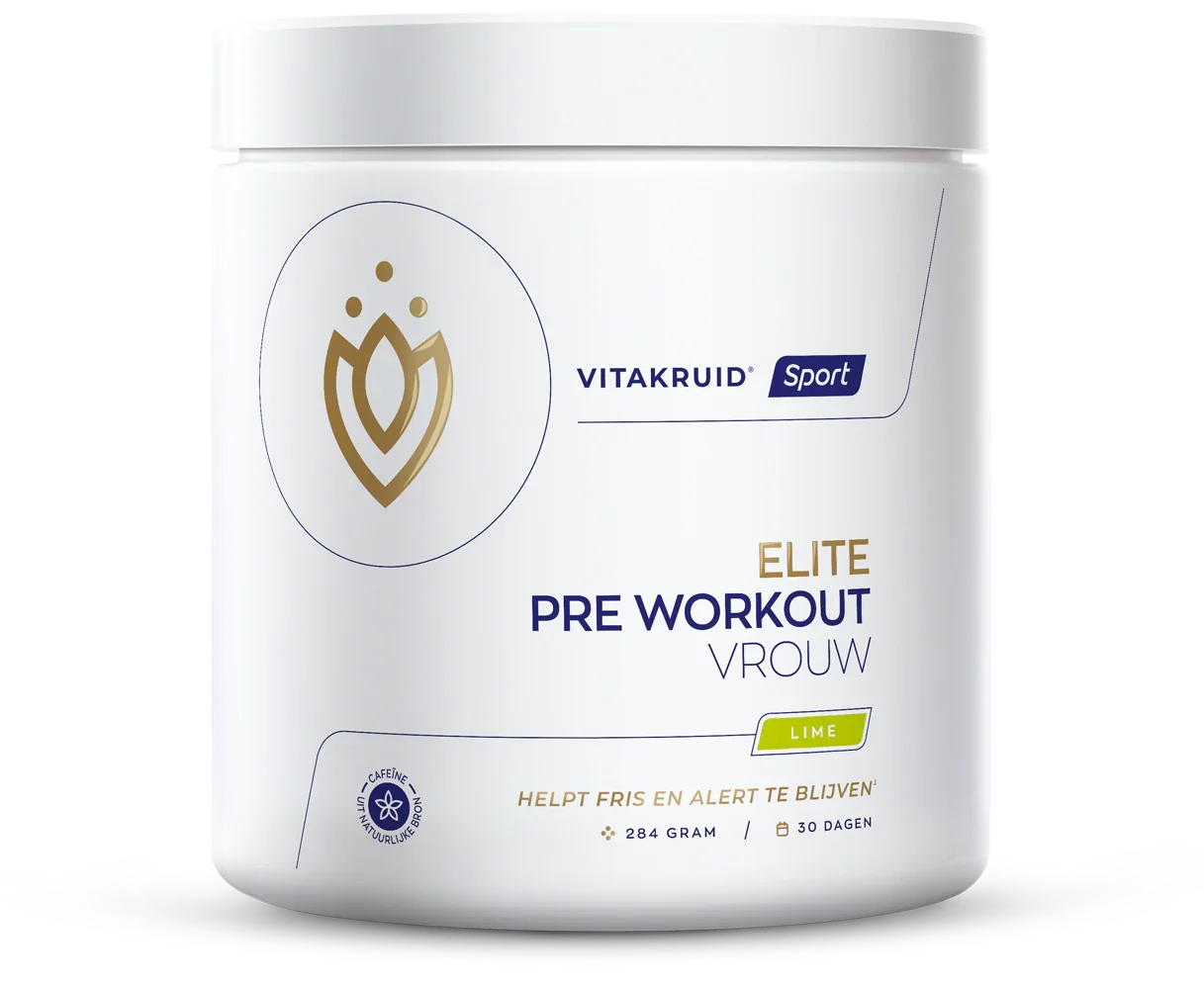 Vitakruid Elite pre workout vrouw 284 Gram