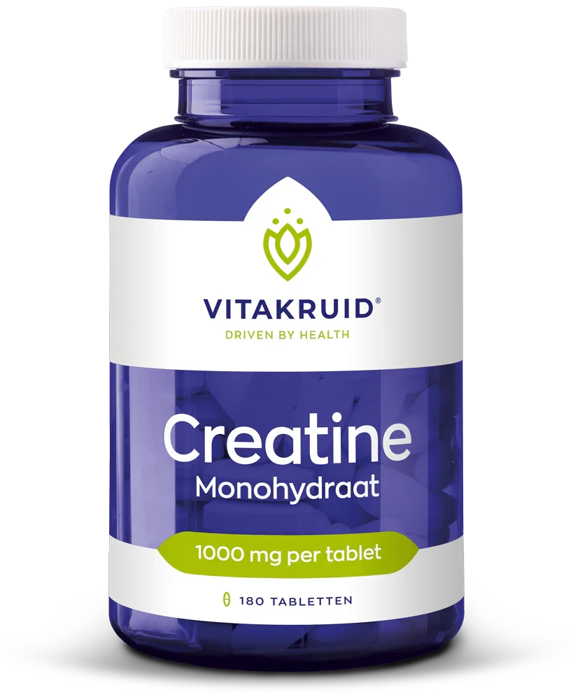Vitakruid Creatine monohydraat 1000mg 180 Tabletten