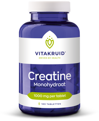 Vitakruid Creatine monohydraat 1000mg 180 Tabletten