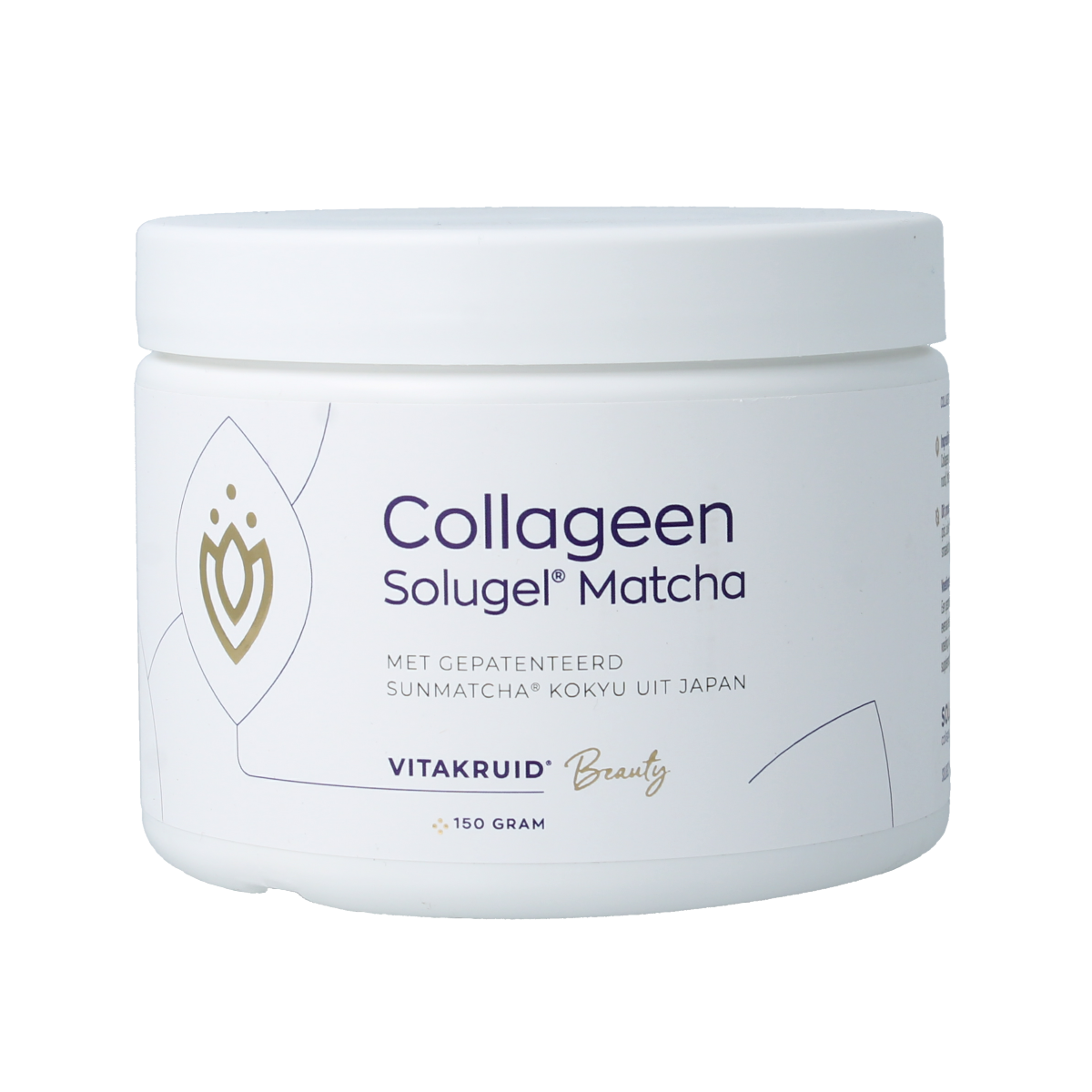 Vitakruid Matcha collageen met sunmatcha & solugel 150.00 Gram