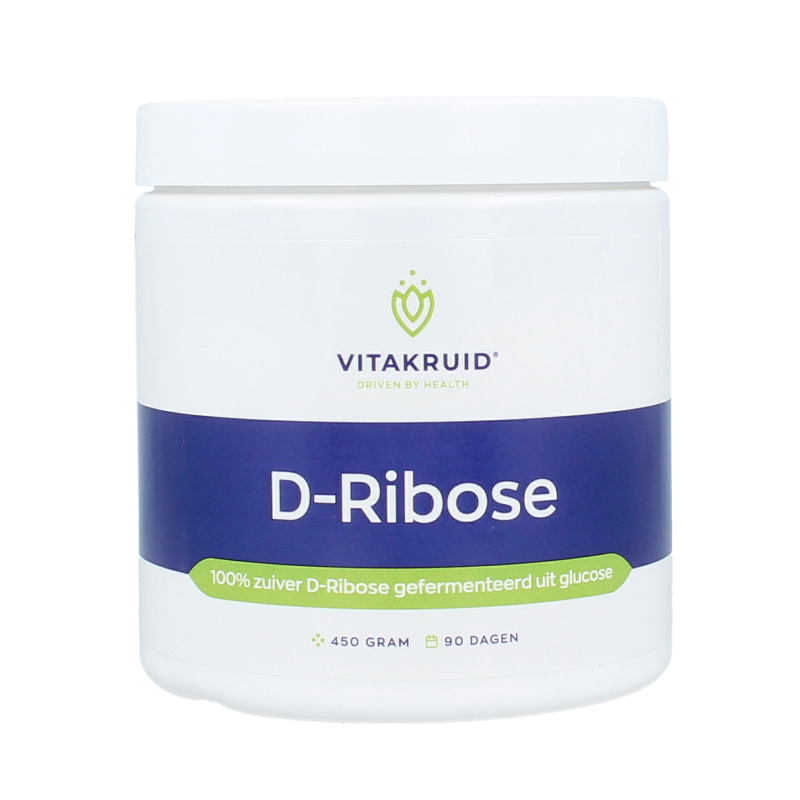 Vitakruid D-Ribose 100% puur gefermenteerd uit glucose 450 Gram