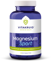 Vitakruid Magnesium sport bisglycinaat malaat&tri-dicitraat 90 Tabletten