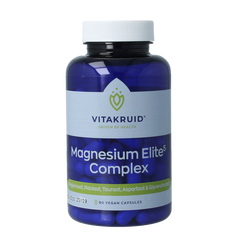 Vitakruid Magnesium elite5 complex oa aspartaat & pidolaat 90.00 Vegetarische capsules