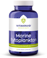 Vitakruid Marine fytoplankton met oa klamath, wakame extract 120 Vegetarische capsules