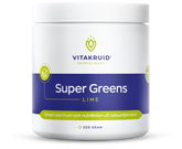 Vitakruid Super greens lime oa probiotica en enzymen 208 Gram