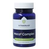Vitakruid Maca3 complex zwart 10:1, geel 25:1 & rood 30:1 90 Vegetarische capsules