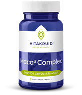 Vitakruid Maca complex zwart/geel/rood 90 Vegetarische capsules