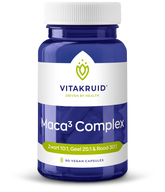 Vitakruid Maca complex zwart/geel/rood 90 Vegetarische capsules