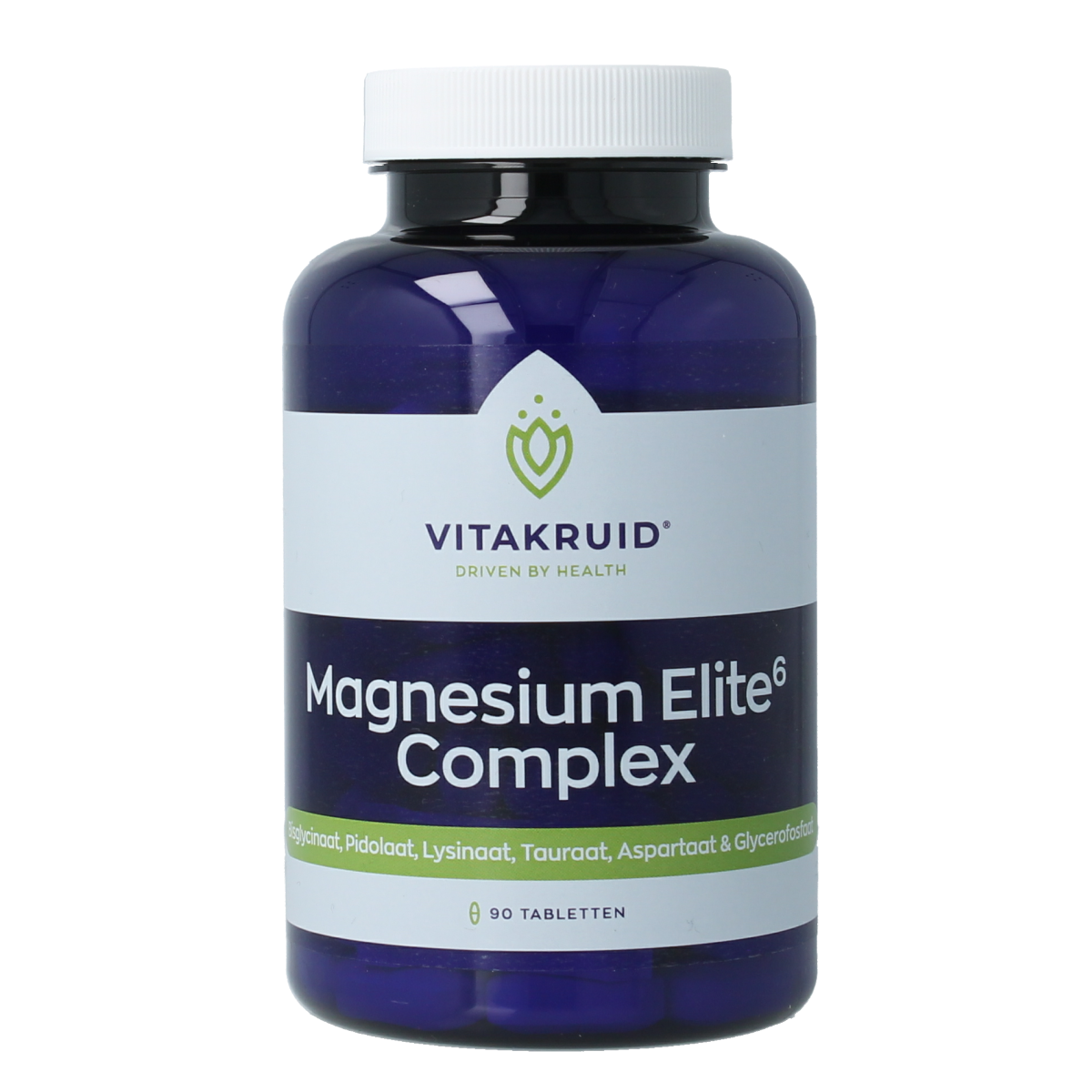 Vitakruid Magnesium elite6 complex oa lysinaat & pidolaat 90.00 Tabletten