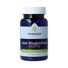 Vitakruid IJzer Bisglycinaat Mama 30 Complex oa koper, C 90.00 Vegetarische capsules