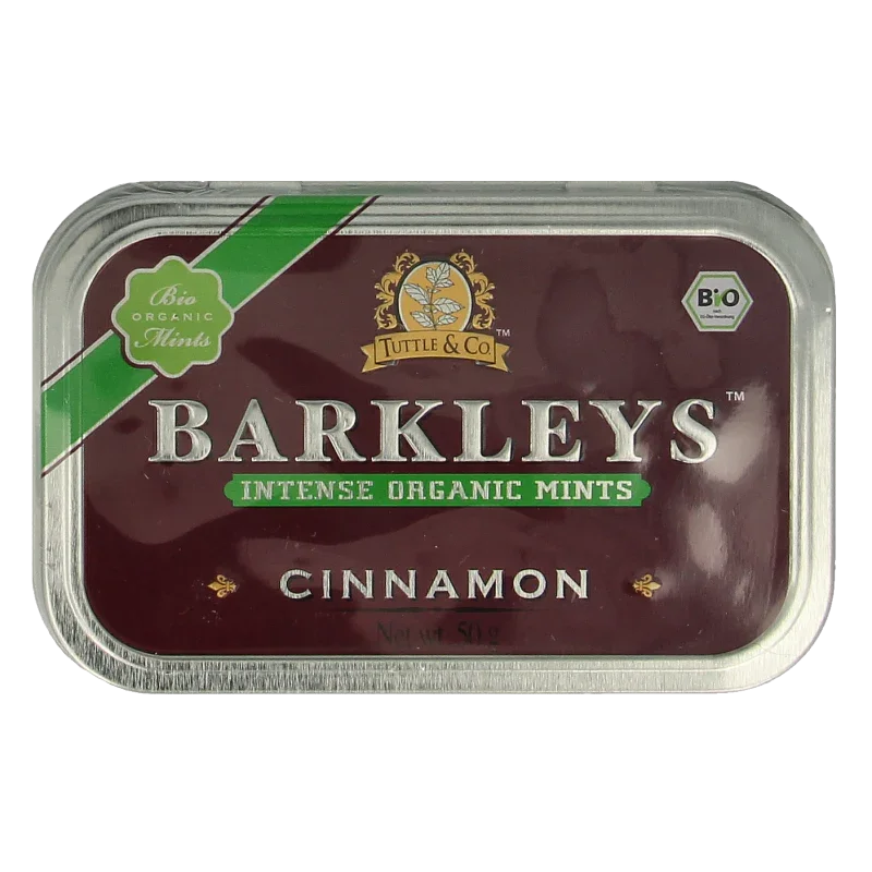 Barkleys Organic mints cinnamon bio 50 Gram