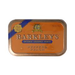 Barkleys Gourmet mints Pepper & Peach 50.00 Gram