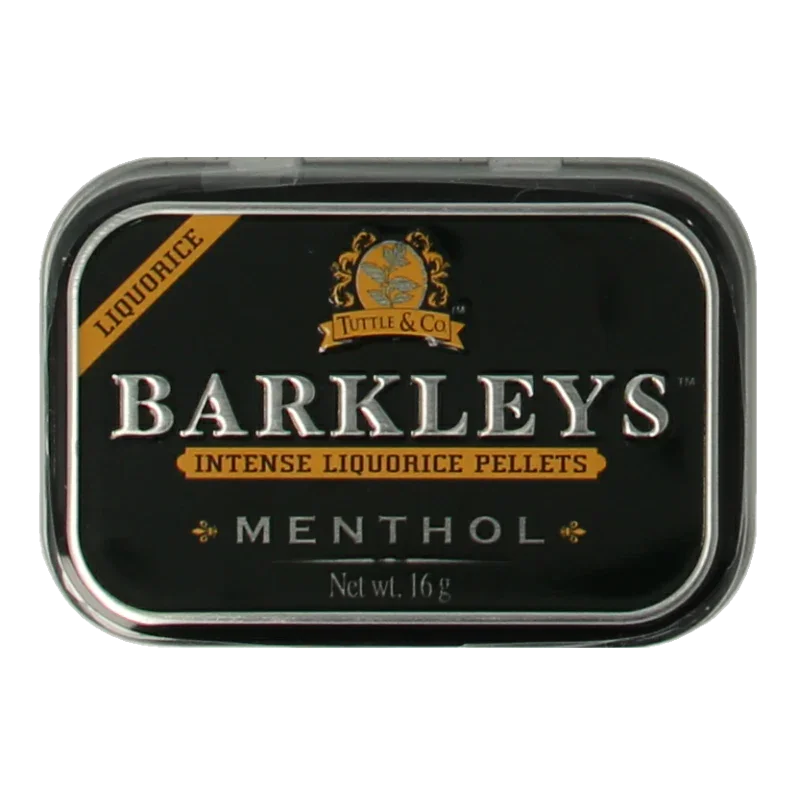 Barkleys Liquorice pellets menthol 16 Gram