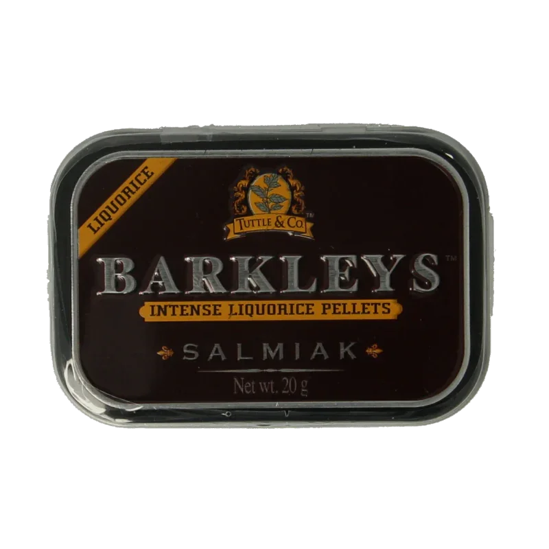 Barkleys Liquorice pellets salmiak 20 Gram