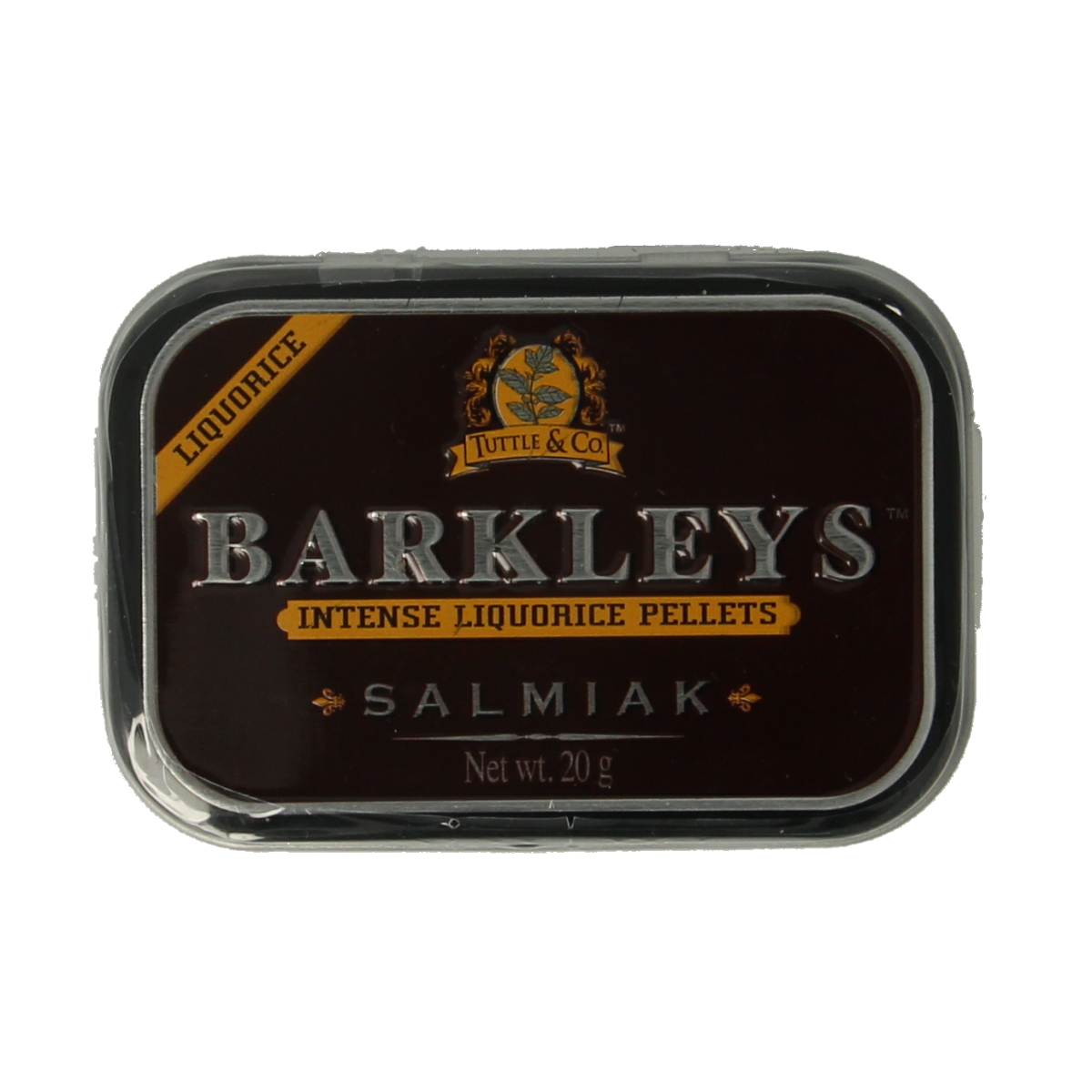 Barkleys Liquorice pellets salmiak 20.00 Gram