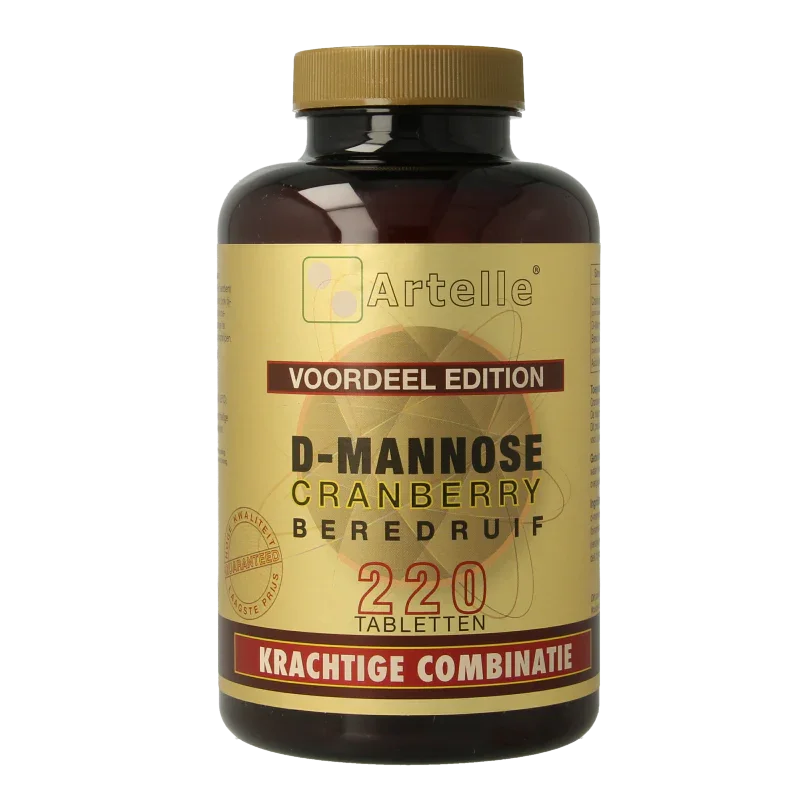Artelle D-Mannose cranberry berendruif 220 Tabletten