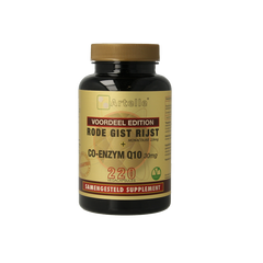 Artelle Rode gist rijst 100mg Q10 30mg 220 Vegetarische capsules