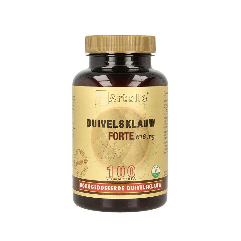 Artelle Duivelsklauw forte 616mg 100.00 Vegetarische capsules