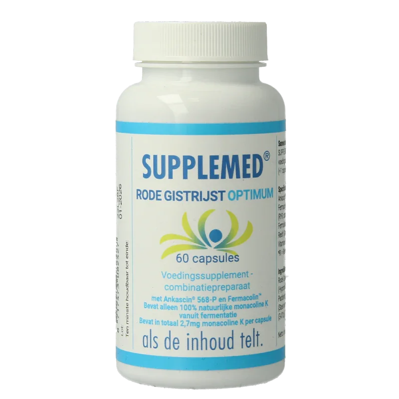 Supplemed Rode gist rijst optimum 60 Capsules