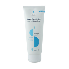 Service Apotheek Lanettecreme 20% vaseline tube 100 Gram