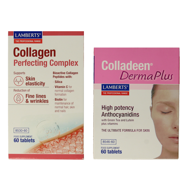 Lamberts Collageen perfectie complex & Colladeen derma plus 1 Set