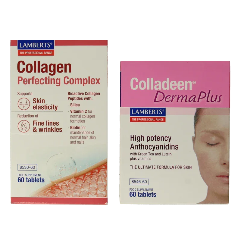 Lamberts Collageen perfectie complex & Colladeen derma plus 1 Set