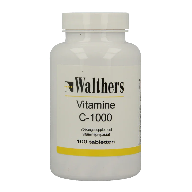 Walthers Vitamine C 1000 mg bioflav/rozenbottel 100.00 Tabletten