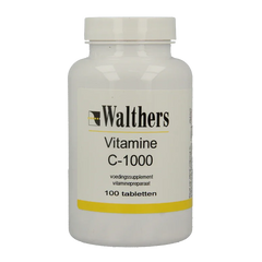 Walthers Vitamine C 1000 mg bioflav/rozenbottel 100 Tabletten