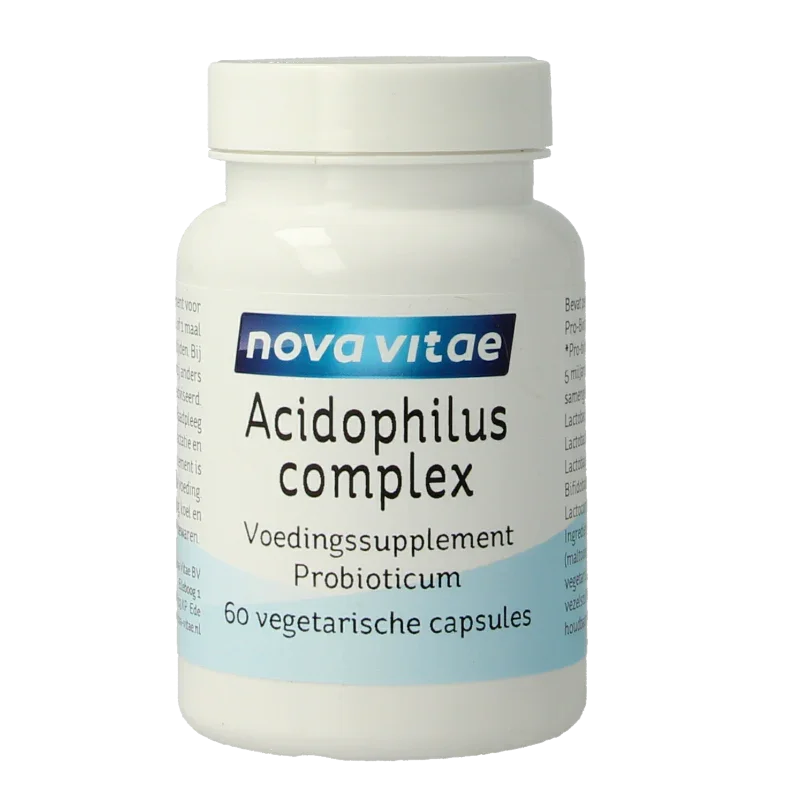 Nova Vitae Acidophilus complex 60.00 Vegetarische capsules