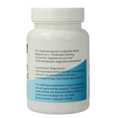 Nova Vitae Magnesium L-threonaat 60 Capsules