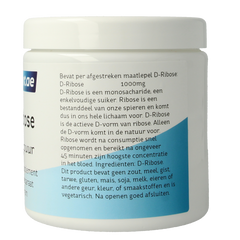Nova Vitae D Ribose 100% puur 250.00 Gram