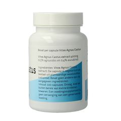 Nova Vitae Vitex agnus castus (hele bes) 100 Vegetarische capsules