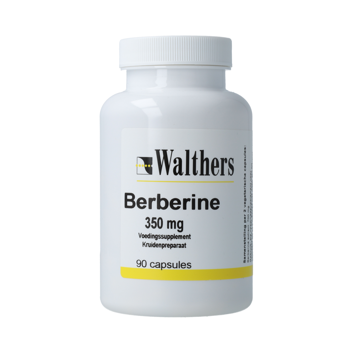 Walthers Berberine extract 350mg 90.00 Vegetarische capsules