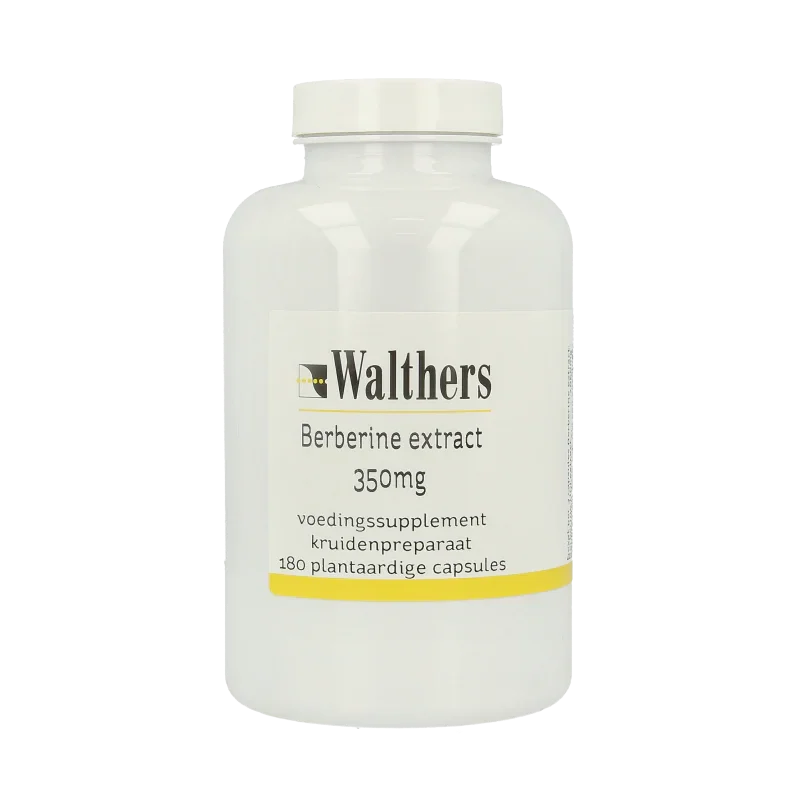 Walthers Berberine extract 350mg 180.00 Vegetarische capsules