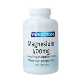Nova Vitae Magnesium 400 mg 200 Vegetarische capsules