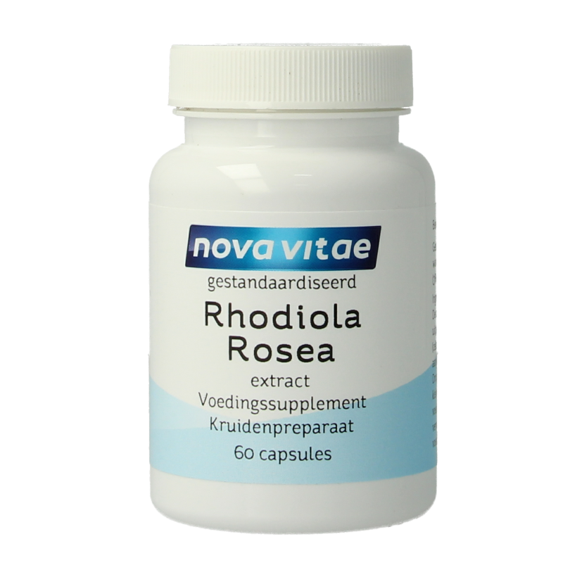 Nova Vitae Rhodiola rosea extract 60 Vegetarische capsules