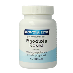 Nova Vitae Rhodiola rosea extract 60 Vegetarische capsules