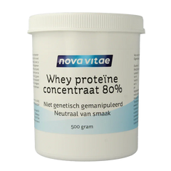 Nova Vitae Whey proteine concentraat 80% 500 Gram